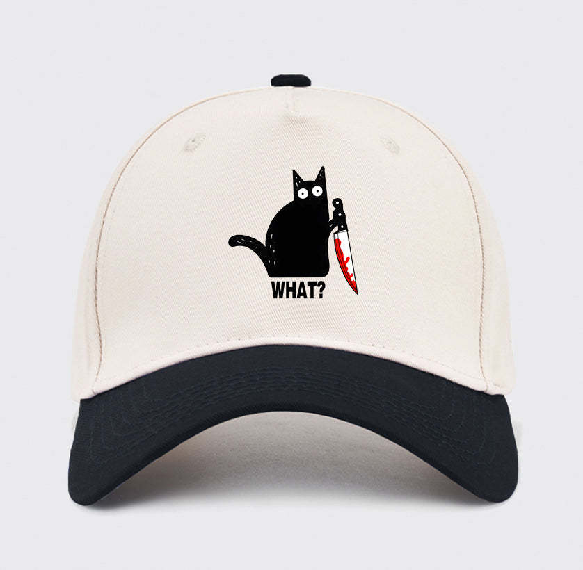 Geeksoutfit Spooky Lockdown Cat Baseball Cap for Sale online