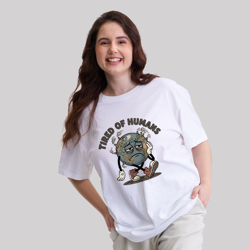 Tired Of Humans Geek T-Shirt