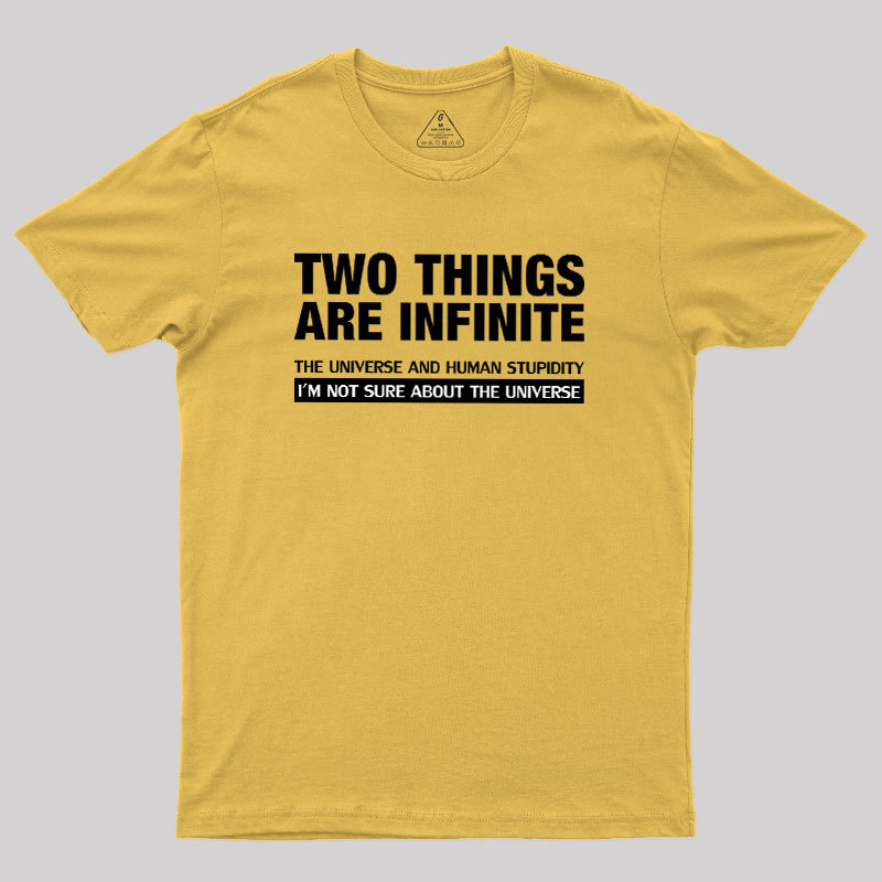 Infinite Stupidity Geek T-Shirt