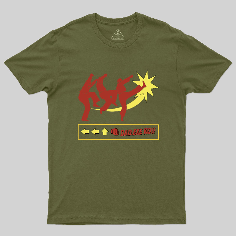 Dad EXE KO Game Combo Geek T-Shirt