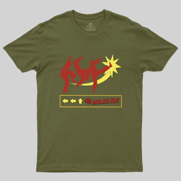Dad EXE KO Game Combo Geek T-Shirt