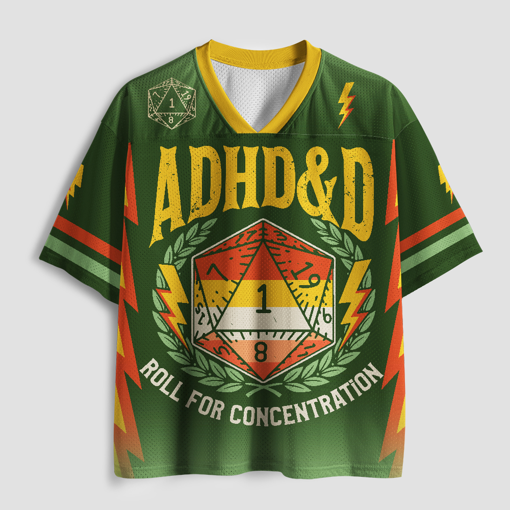 ADHD&D  Geek Mesh Jersey