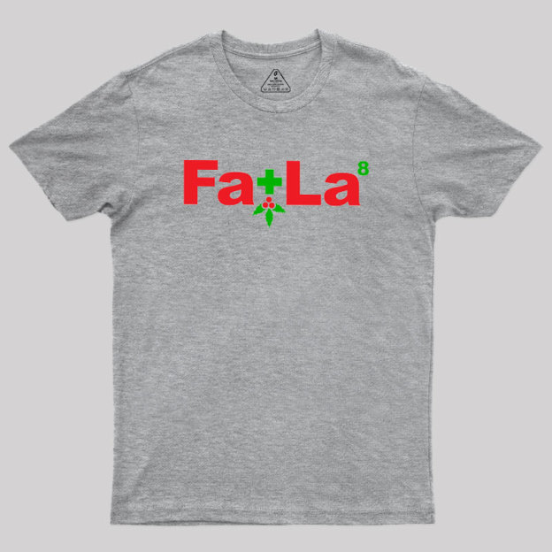Fa La Equation Christmas Geek T-Shirt