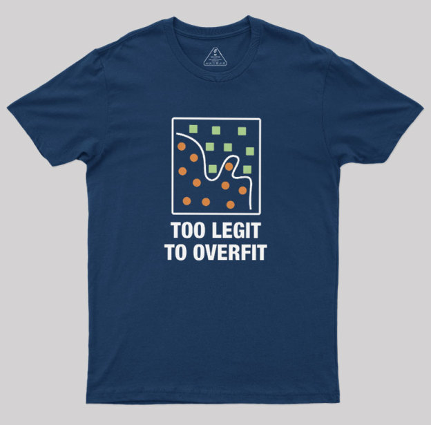 Too Legit to Overfit Geek T-Shirt