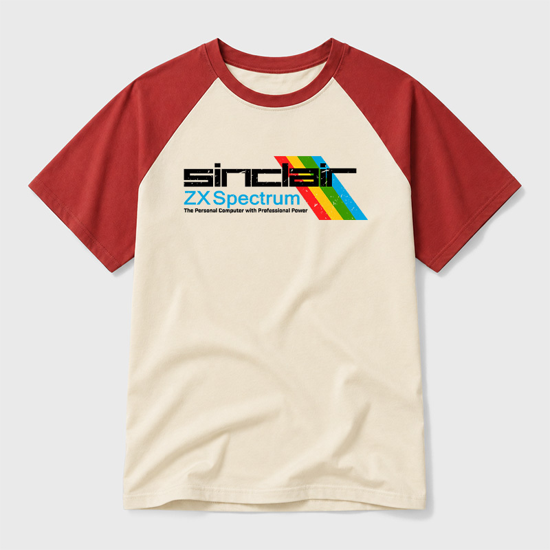 Sinclai ZX Spectrum Geek Retro Raglan T-Shirt