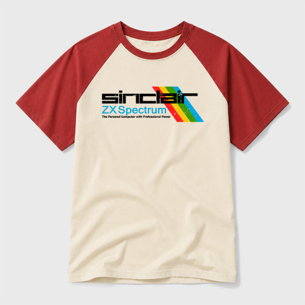 Sinclai ZX Spectrum Geek Retro Raglan T-Shirt