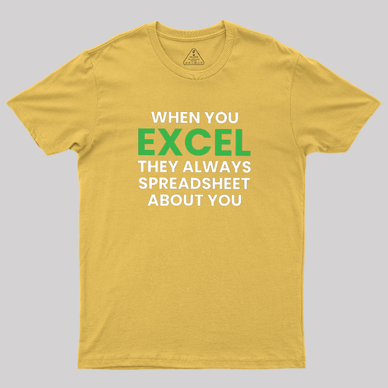 Excel-lent Pun Geek T-Shirt