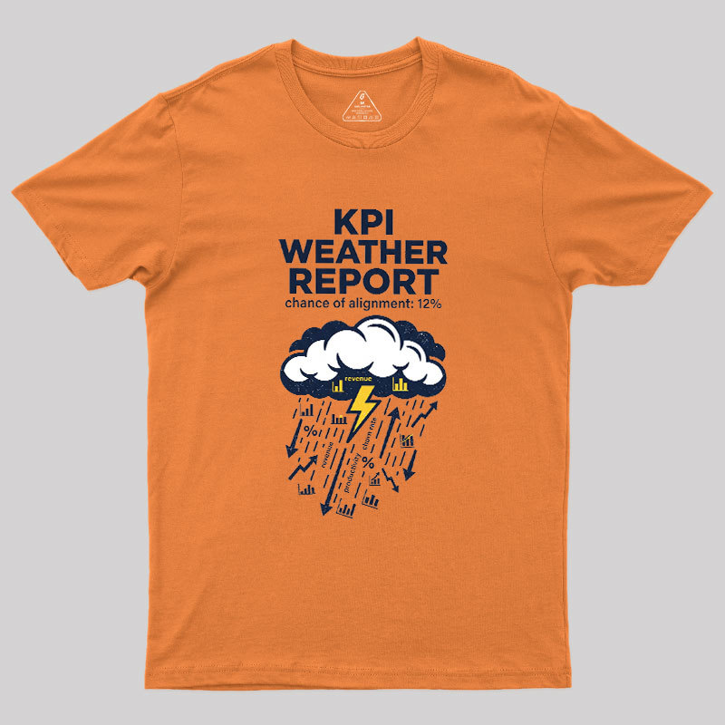 KPI Weather Report Geek T-Shirt