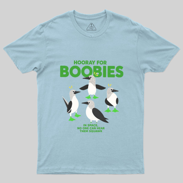 Hooray For Boobies Geek T-Shirt