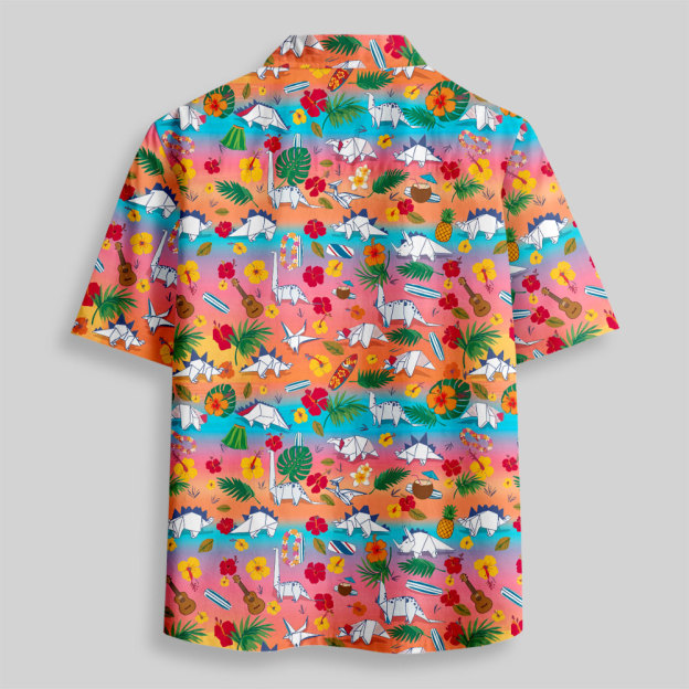 Paper Holiday Button Up Pocket Shirt