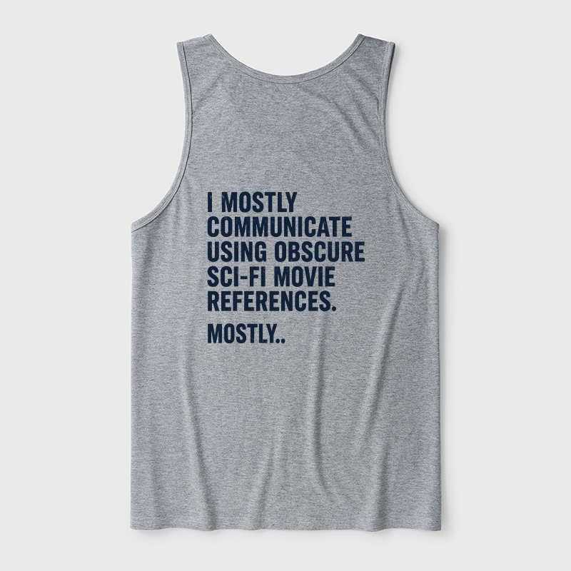 Sci-Fi Movie Reference Ultra Soft Heather Tank