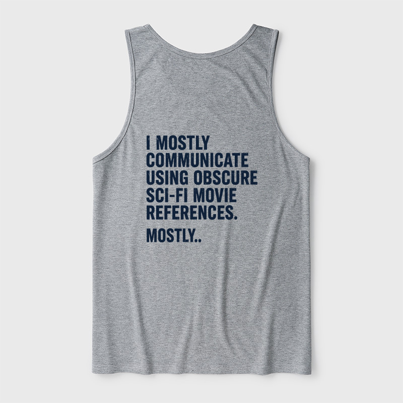 Sci-Fi Movie Reference Ultra Soft Heather Tank