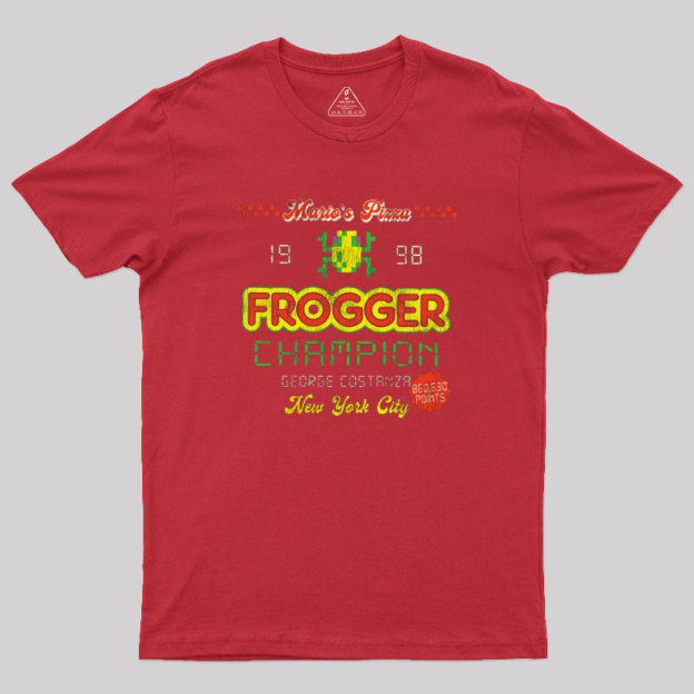 Frogger Champion Christmas Geek T-Shirt