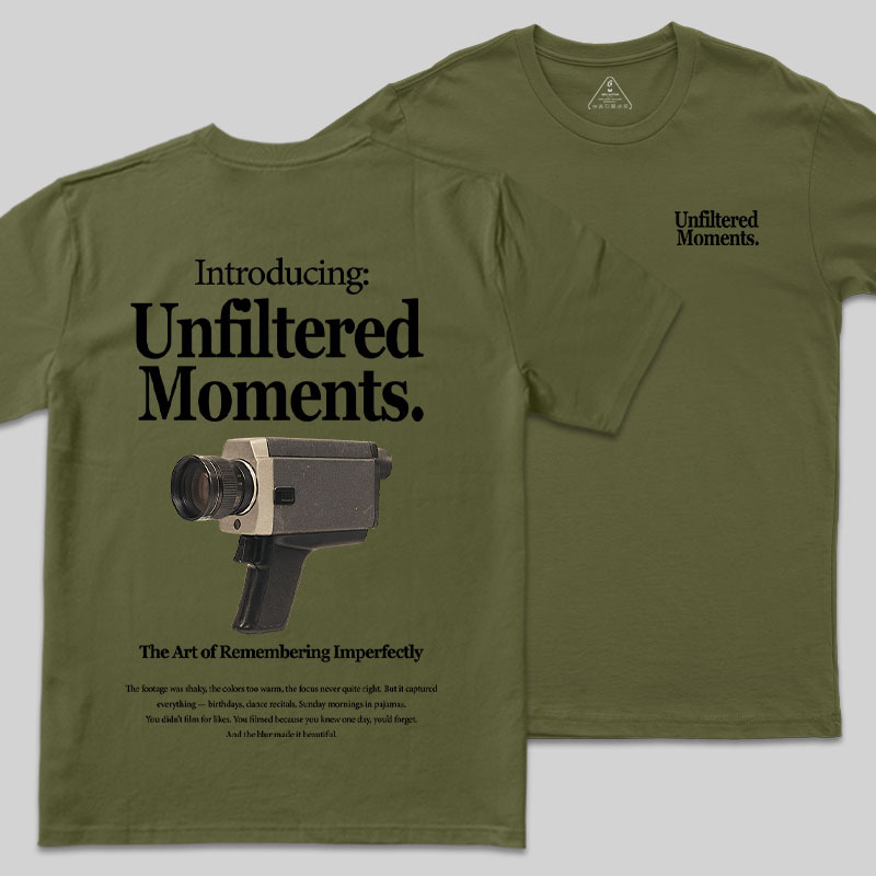 Unfiltered Moments Front and Back Printing Geek T-Shirt