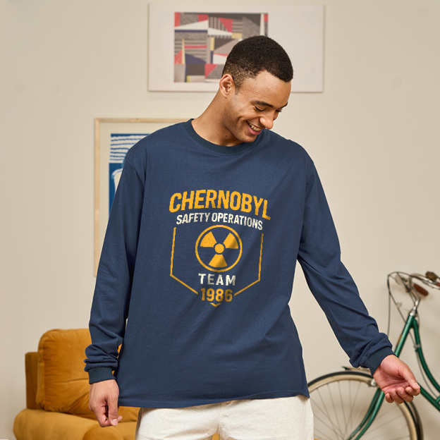 Chernobyl 1986 Safety Operations Team Geek Long Sleeve T-Shirt