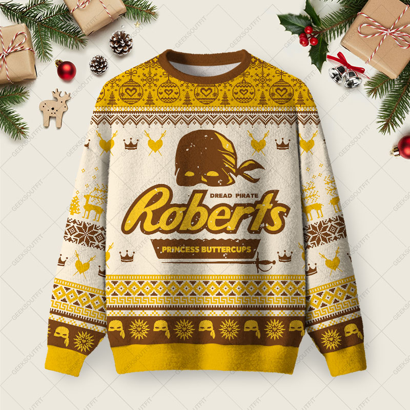 Dread Candy Roberts Christmas Fuzzy Fleece Sweatshirt