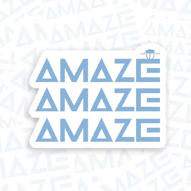 Amaze Rocky Geek Sticker