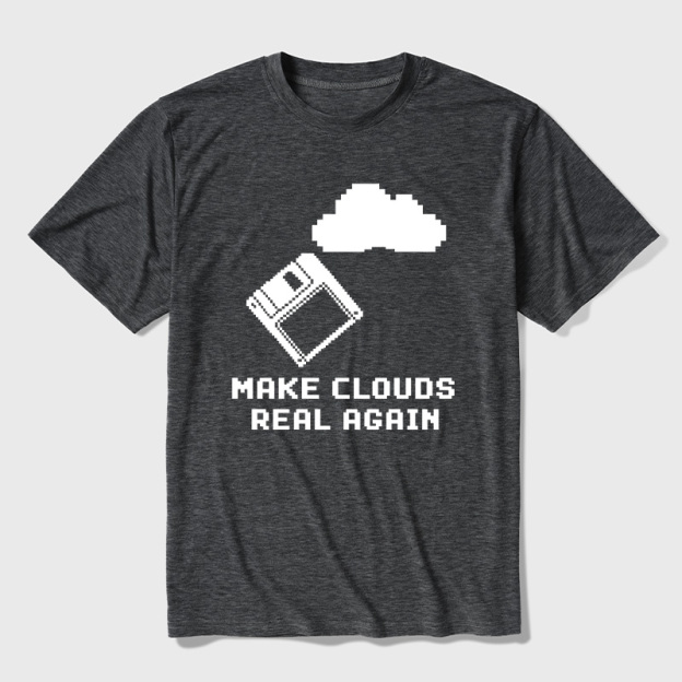 Make Cloud Real Again Ultra Soft Heather Tees