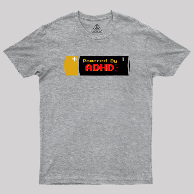 ADHD Battery Geek T-Shirt