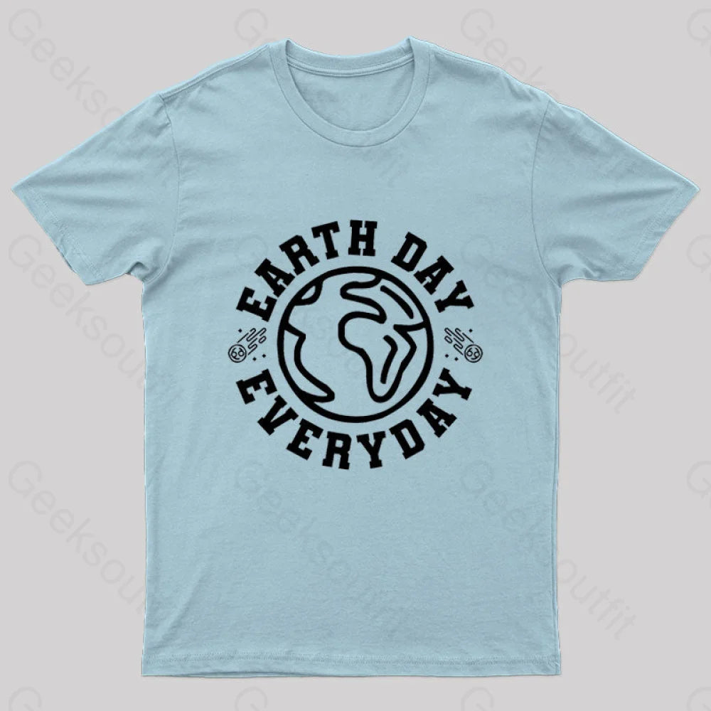 Earth Day Everyday T-Shirt Light Blue / S