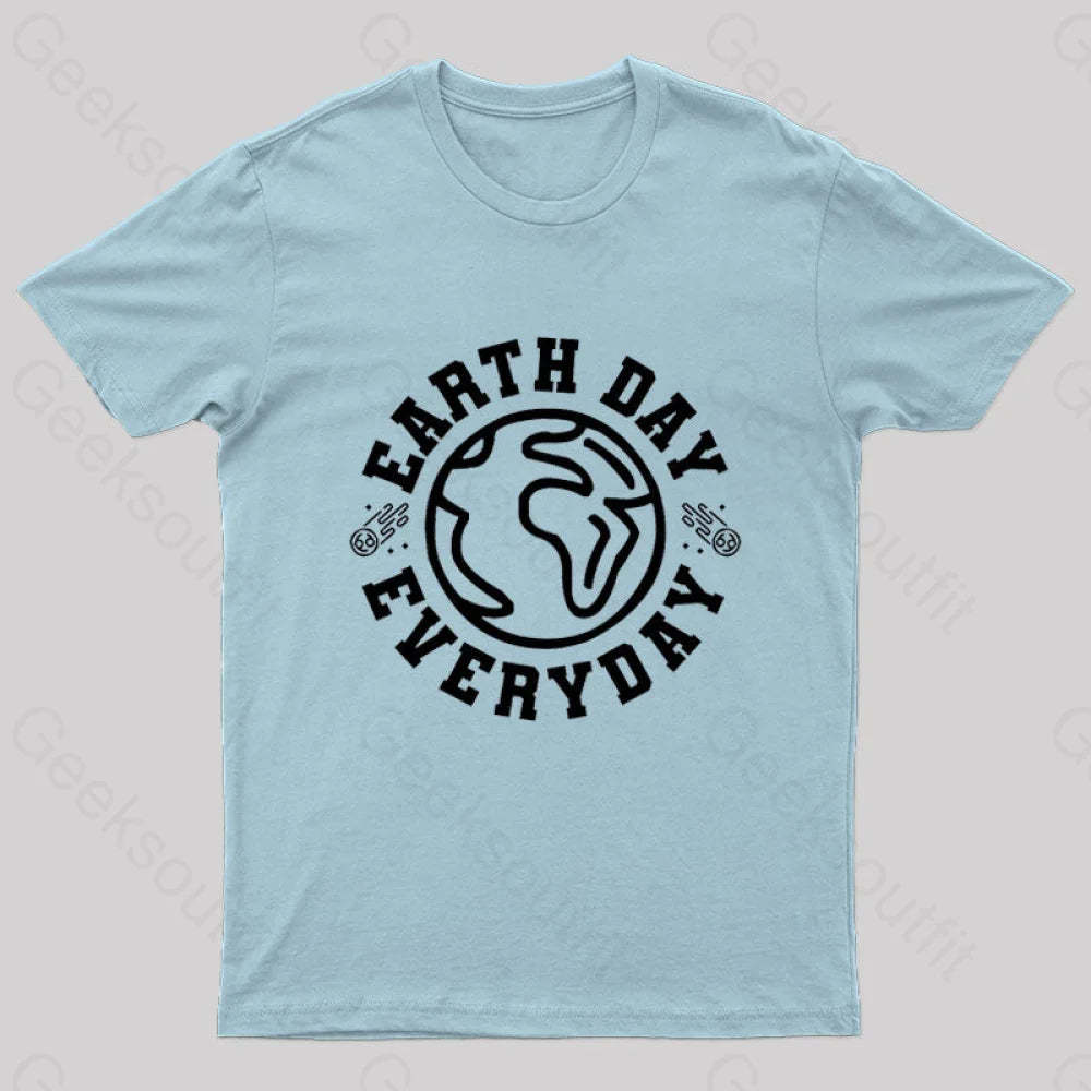 Earth Day Everyday T-Shirt Light Blue / S