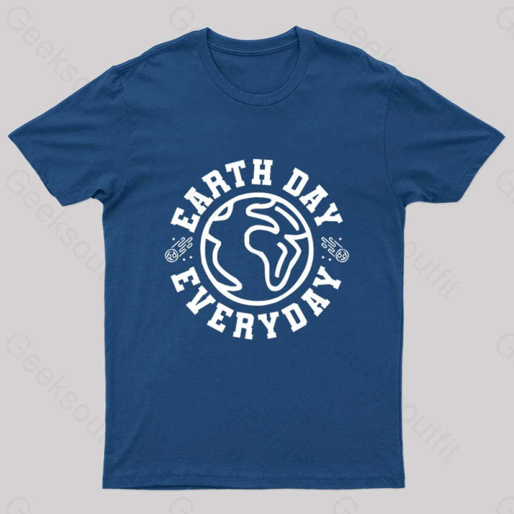 Earth Day Everyday T-Shirt Navy / S