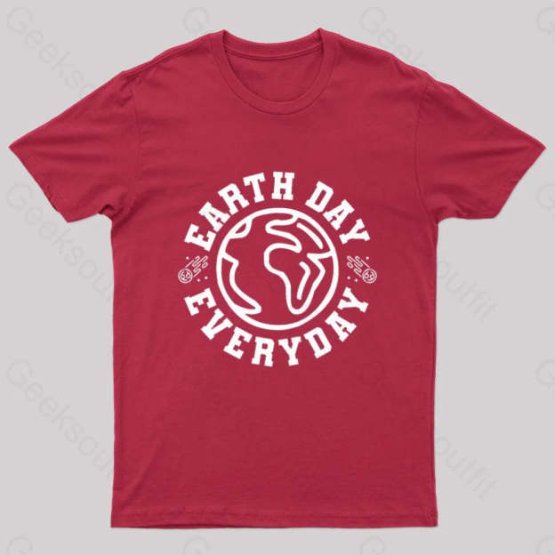 Earth Day Everyday T-Shirt Red / S