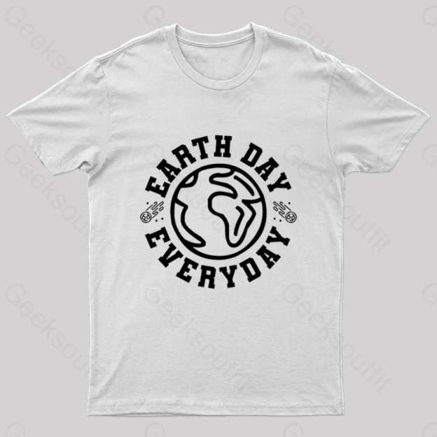 Earth Day Everyday T-Shirt White / S