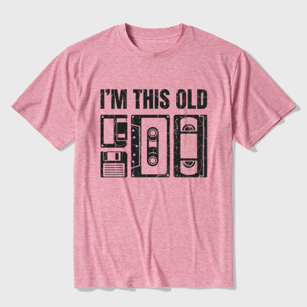 Im This Old Vintage Ultra Soft Heather Tee