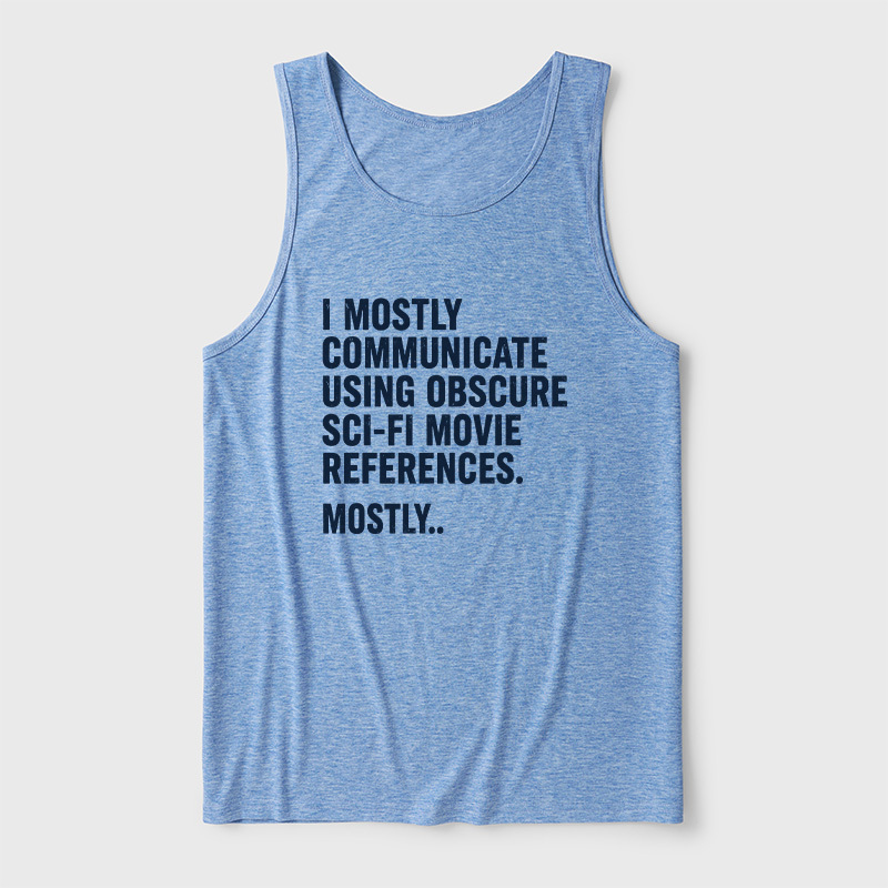 Sci-Fi Movie Reference Ultra Soft Heather Tank
