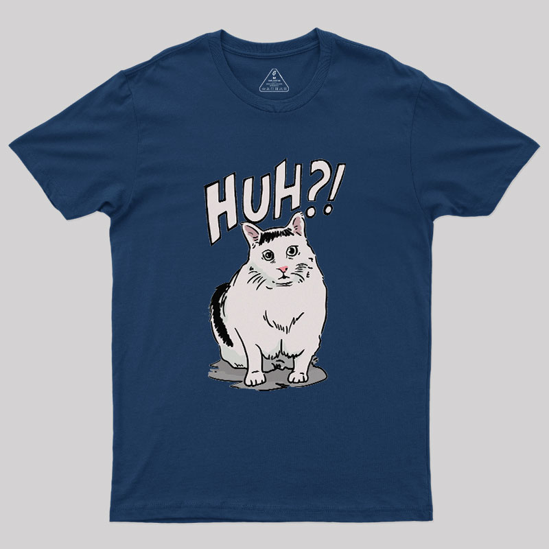 Huh Cat Geek T-Shirt