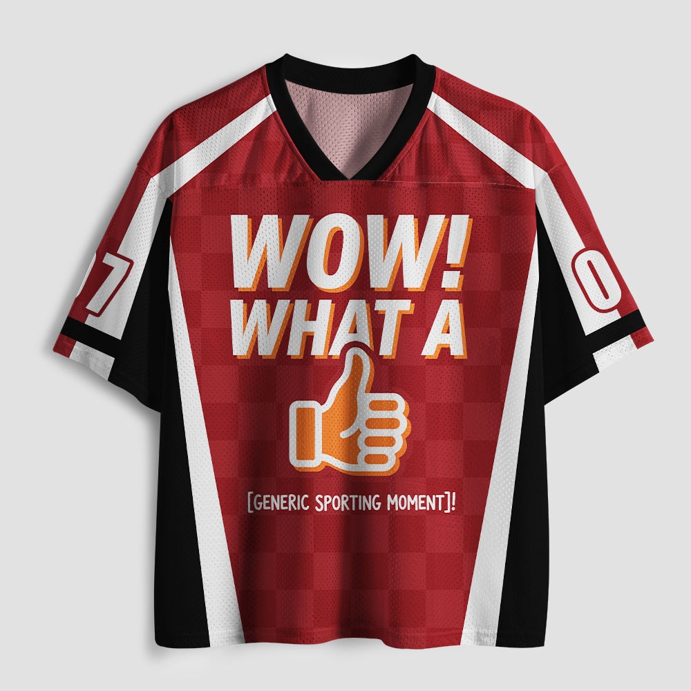 Fake Excitement Geek Mesh Jersey