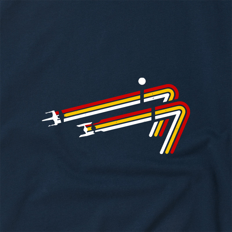 Scifi 77 Geek Retro Raglan T-Shirt