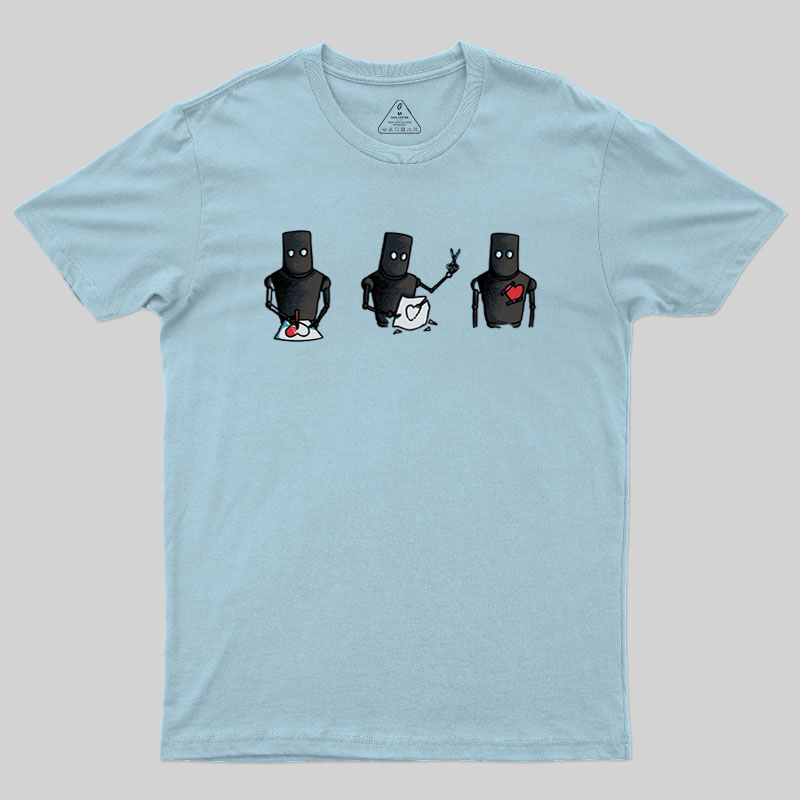 Robot Heart Geek T-Shirt
