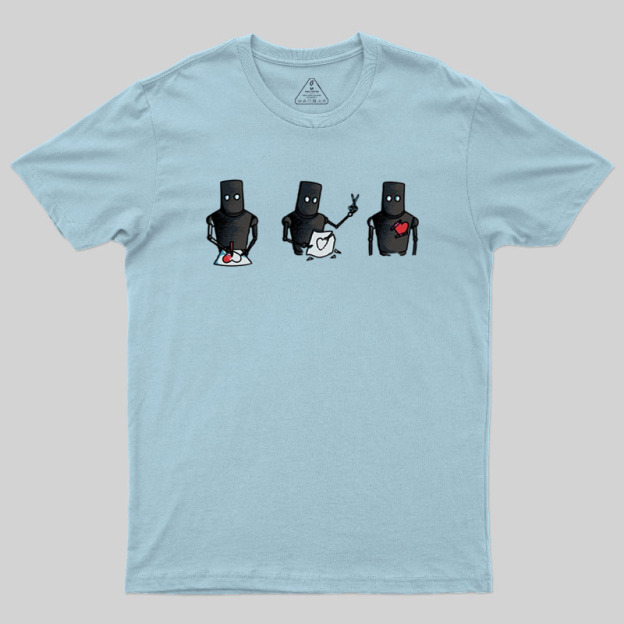 Robot Heart Geek T-Shirt