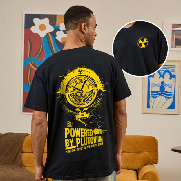 Plutonium Power Front and Back Printing Geek T-Shirt