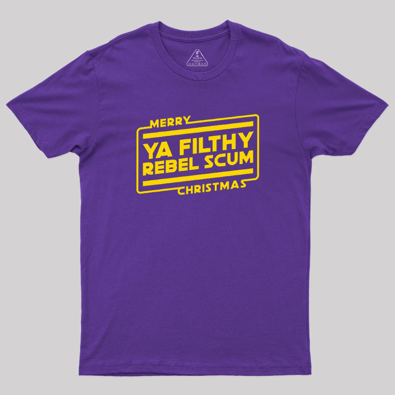 Merry Christmas Rebel Scum Geek T-Shirt