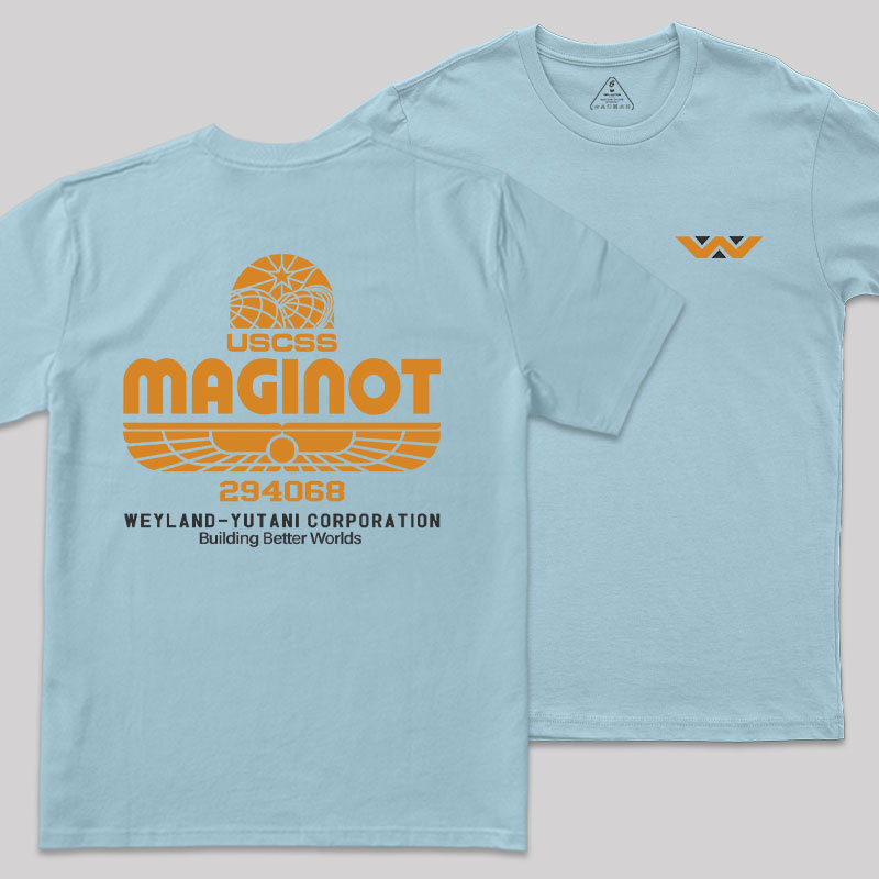 Maginot Legacy Front and Back Printed Geek T-Shirt