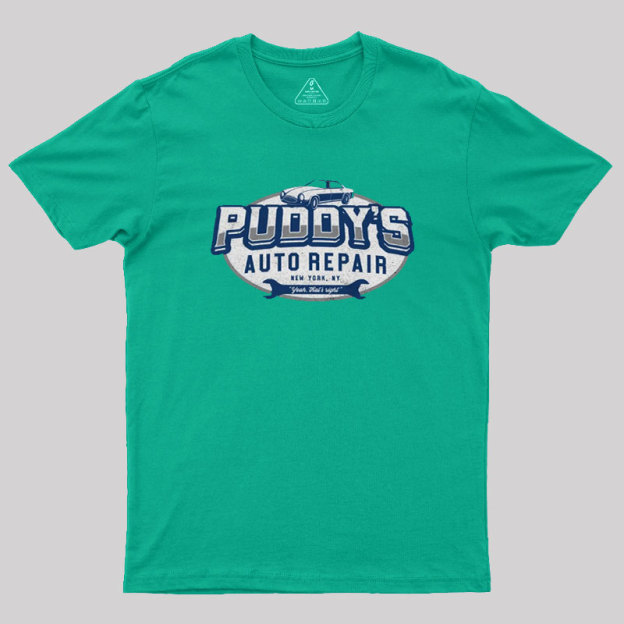 Puddy's Auto Repair Seinfeld Geek T-Shirt