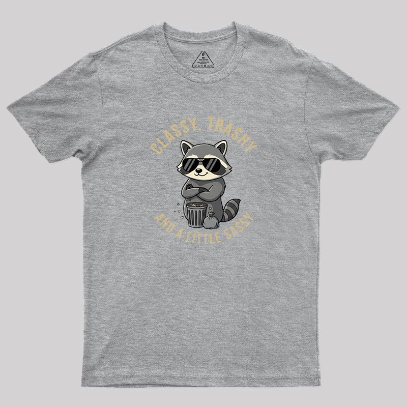 Classy Raccoon Geek T-Shirt