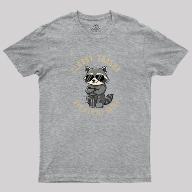 Classy Raccoon Geek T-Shirt