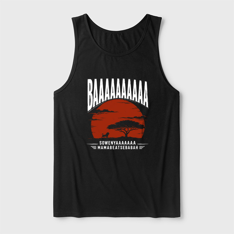 Baaa Sownyaaa Mamabeatsebabah Ultra Soft Heather Tank