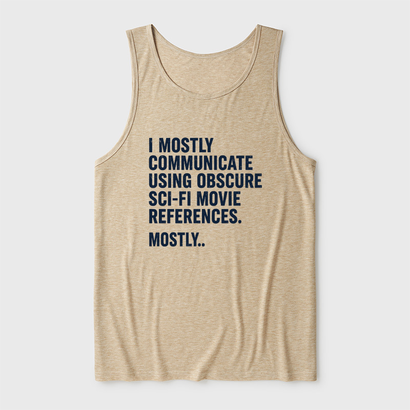 Sci-Fi Movie Reference Ultra Soft Heather Tank
