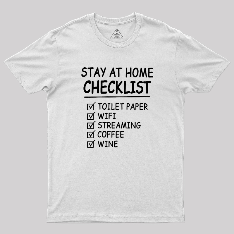 Home Checklist Geek T-Shirt
