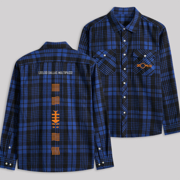 The Fifth Element Plaid Flannel Shirt