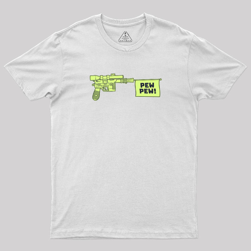 Laser Gun Pew Pew Geek T-Shirt