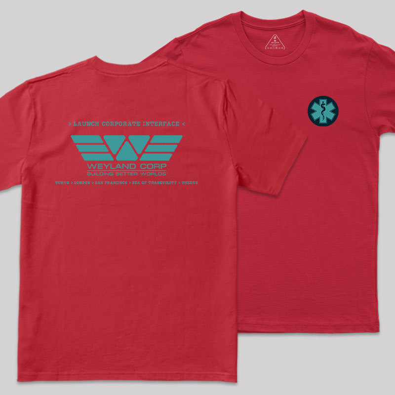 Building Better Worlds Front and Back Printed Geek T-Shirt