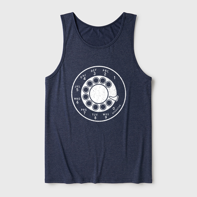 Rotary Dial Vintage Ultra Soft Heather Tank