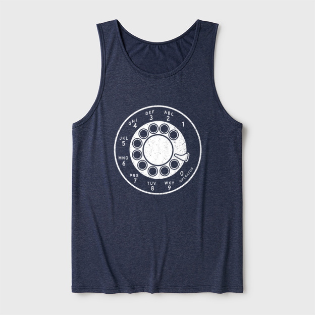 Rotary Dial Vintage Ultra Soft Heather Tank
