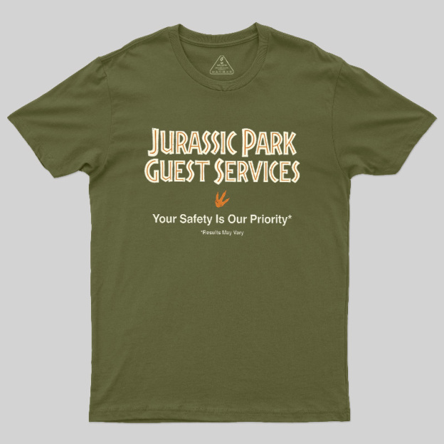 Ancient Reptile Park Guest Service Geek T-Shirt